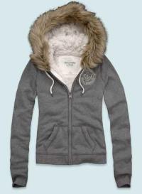 dames abercrombie fitch fur hooded outwear zip lichtgrijs Shop Eindhoven eww0c555